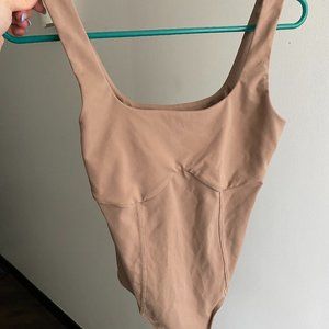 NWOT Abercrombie and Fitch Nude Tan Bodysuit